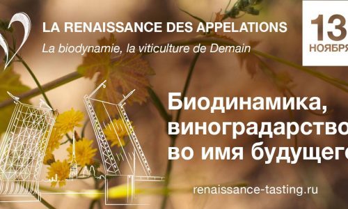 13 ноября в Санкт-Петербурге пройдет дегустация Renaissance des Appellations