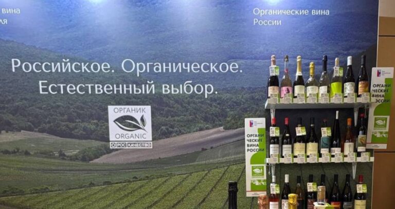 В России представили эталонный стенд российского органического вина